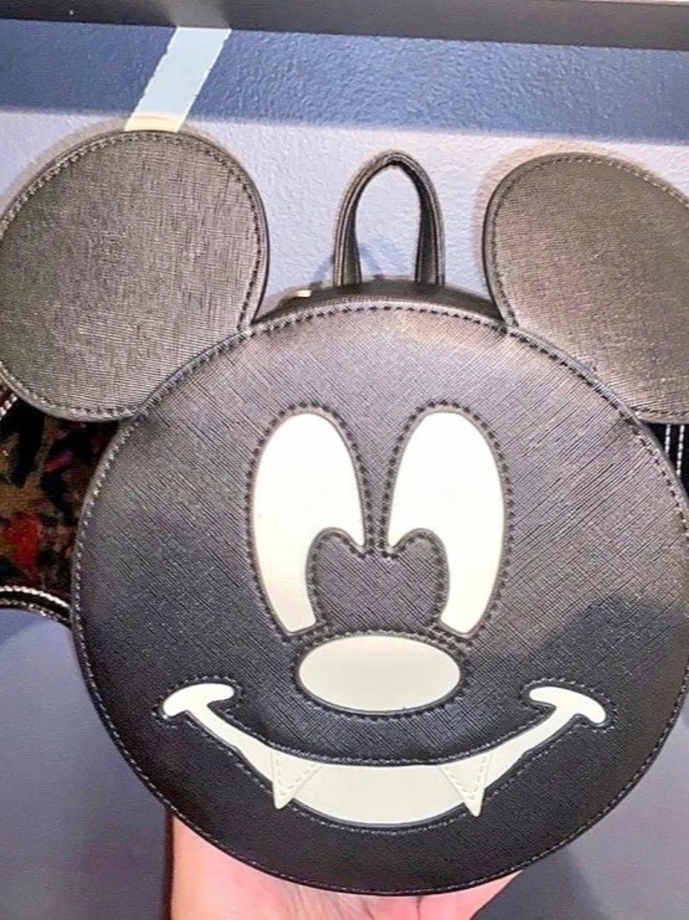 Bat mickey glow in the dark loungefly